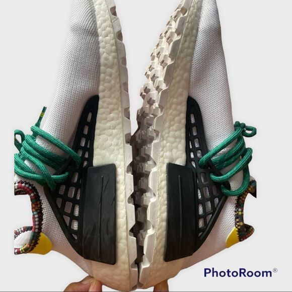 π₯ π Like New π Adidas Pharrell Williams Human Race Sneakers Shoes ~ Size 9 π₯ - Picture 9 of 11